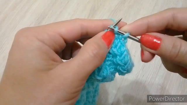 Отличный, объемный узор для шапок смотреть онлайн