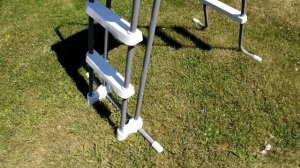 Обзор усиленной лестницы для каркасного бассейна