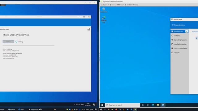 SCCM Migration Office 2016 to Office 365 Visio 2016 Project 2019 Mixed Licensing O365 and Volume смотреть онлайн
