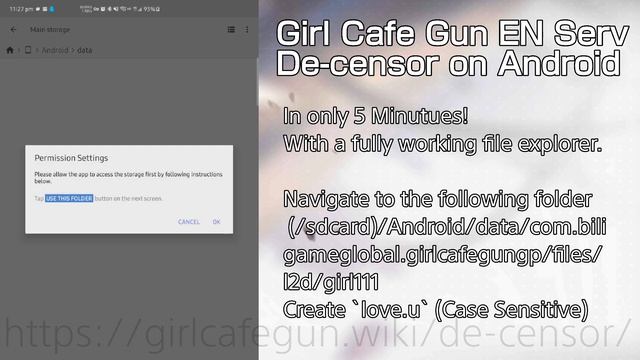 [Girl Cafe Gun EN] De-censor Guide for Android смотреть онлайн