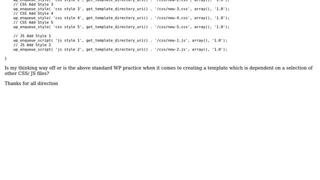 Wordpress: I need to 'wp_dequeue_script' and 'styles' and ADD a bunch of other css and js смотреть онлайн