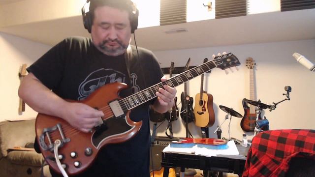 D Minor Jam With 1962 Gibson Les Paul SG Standard смотреть онлайн