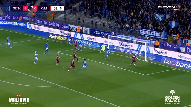 Goal Geoffry Hairemans vs Genk (1-1) смотреть онлайн