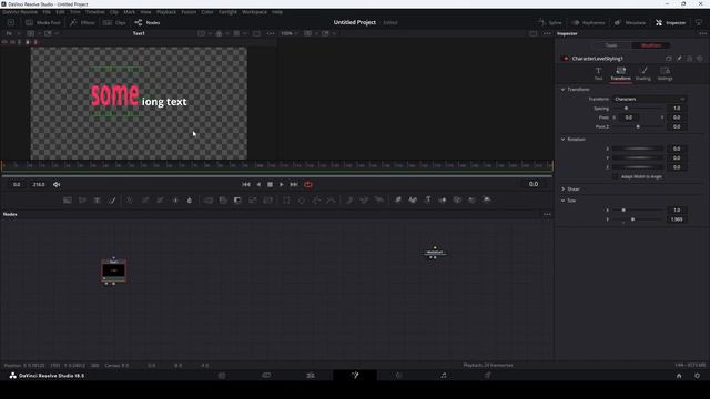 Секрет быстрой и простой стилизации слов по отдельности с помощью модификатора в Davinci Resolve 18 смотреть онлайн