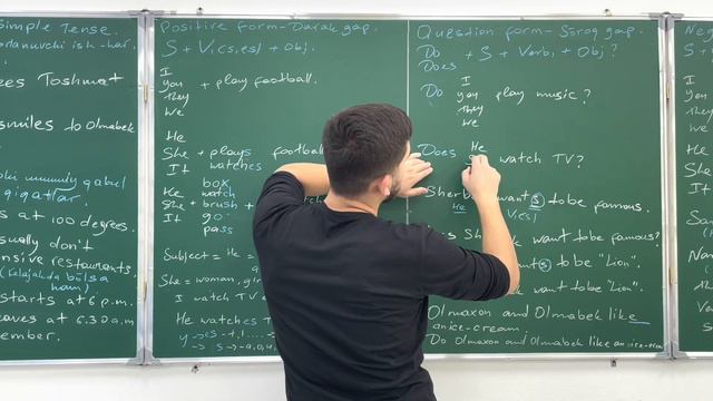 3-DARS | The Present Simple Tense | O'zbek tilida смотреть онлайн