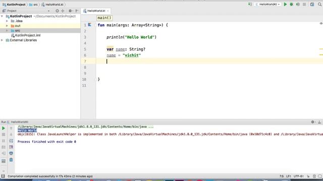 Kotlin For Android - First App and Variable in Kotlin [Part2]. смотреть онлайн