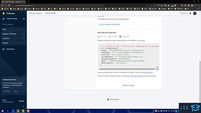 Setting Up Firebase And Get Config смотреть онлайн