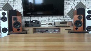 Краткий обзор и пример звучания Quad 99 amp & pre + ProAc Studio 110