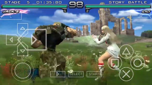 Tekken 5 Dark Ressurection - Jack-5 Gameplay