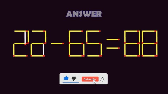 Matchstick Magic (2-digits) # 80 | Can you solve the puzzle by moving one or two matchsticks? смотреть онлайн