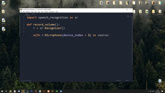 Преобразование голоса в текст | PYTHON смотреть онлайн