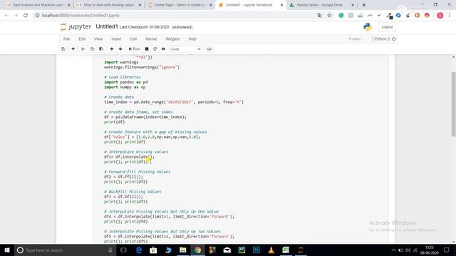 How to deal with missing values in Time Series in Python? смотреть онлайн