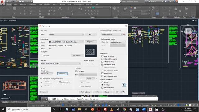Autocad to Pdf- How to print, save & sheet. смотреть онлайн