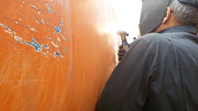 Аргон сварка, ремонт бочки бензовоза.