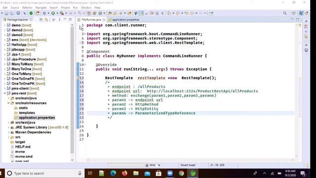 Spring Boot Rest Template Application смотреть онлайн