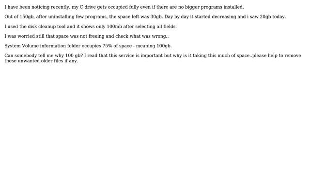 System Volume Information folder occupied 100 gb (2 Solutions!!) смотреть онлайн