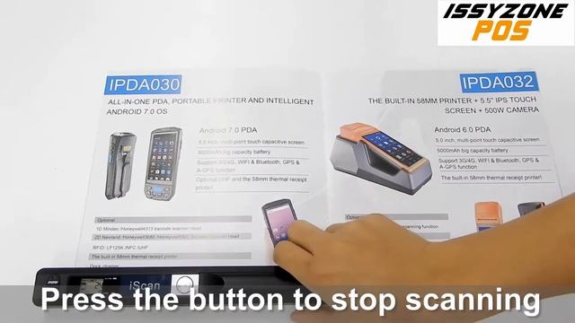 ISSYZONEPOS IDS001 Handheld Document Scanner Mini Pen Scanner how to use 4A mini scanner смотреть онлайн