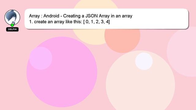 Array : Android - Creating a JSON Array in an array смотреть онлайн