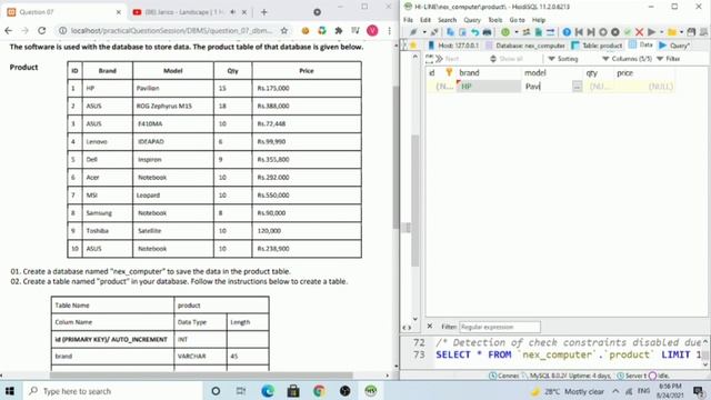 Data Base Task 07 | Delete Query Statement | 1st Year | Java Institute | Vihari Jayasuriya смотреть онлайн