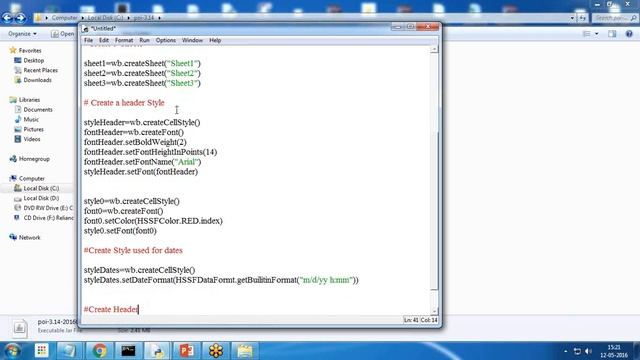 Jython How to create a spreadsheet using Apache POI смотреть онлайн