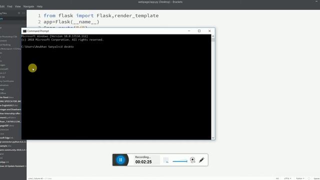 Flask: Template rendering and connecting html to flask in Hindi смотреть онлайн