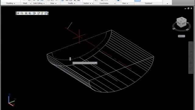 AUTOCAD 2011 - Conversion 2D vers 3D d'une pièce de support - Partie 2/3 смотреть онлайн