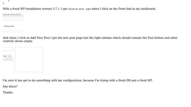Wordpress: nginx wordpress subdirectory Invalid post type смотреть онлайн