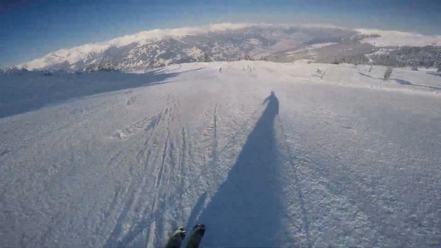 Zell am Ziller (Zillertal arena) 2018 - day #03 - beautiful view! - skiarena смотреть онлайн