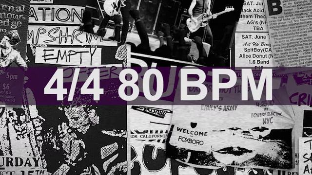 🔴 80 BPM Punk Drum Metronome смотреть онлайн