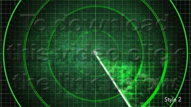 Radar Detection Screen Display - 2 Looping Styles смотреть онлайн