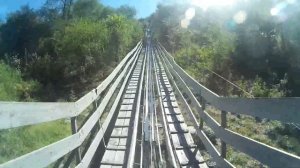 Алматы. Парк Кок Тобе. Аттракцион Fast Coaster