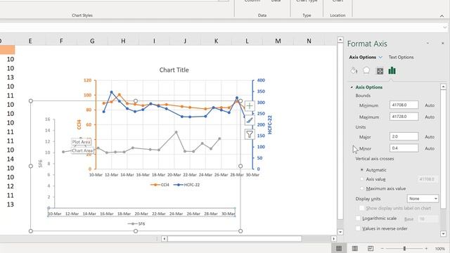 How to make a chart with 3 axis in excel смотреть онлайн