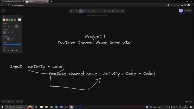 Learn Python in 2023 : Project 1 - Youtube channel Name Generator смотреть онлайн