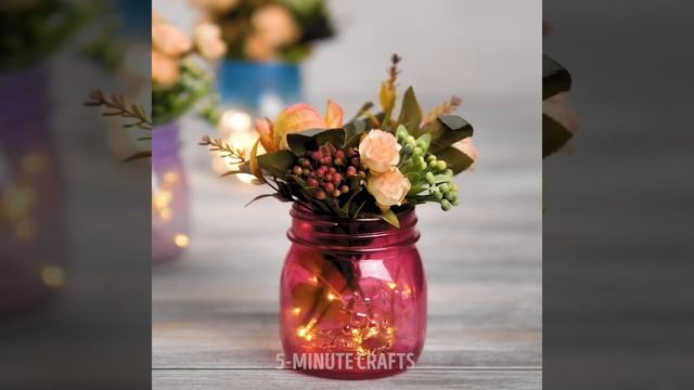 17 JAR AND GLASS CRAFTS AND HACKS YOU'D LIKE TO TRY смотреть онлайн