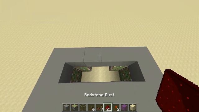 Minecraft 1.17: 2x2 Flush Piston Door. смотреть онлайн