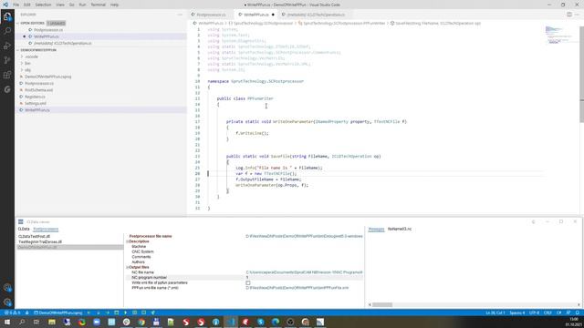SprutCAM Postprocessor For Writing The All Operation Parameters To Text File