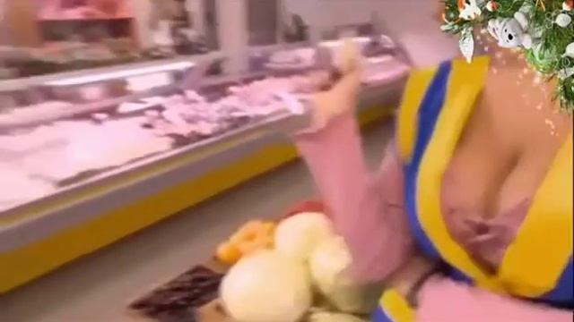 Покупка капусты в супермаркете.Полный ржач!!!! смотреть онлайн