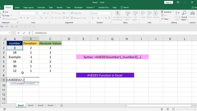 How to Use Excel AVEDEV Function in Office 365? Geek Excel смотреть онлайн