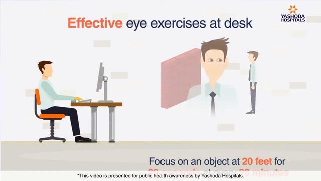 Computer Vision Syndrome - Exercises and Preventive Tips | Eye Exercises for Computer Users смотреть онлайн