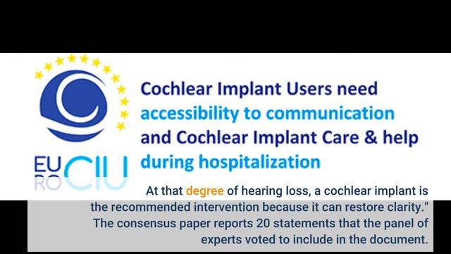 Cochlear implants should be recommended for adults more often смотреть онлайн