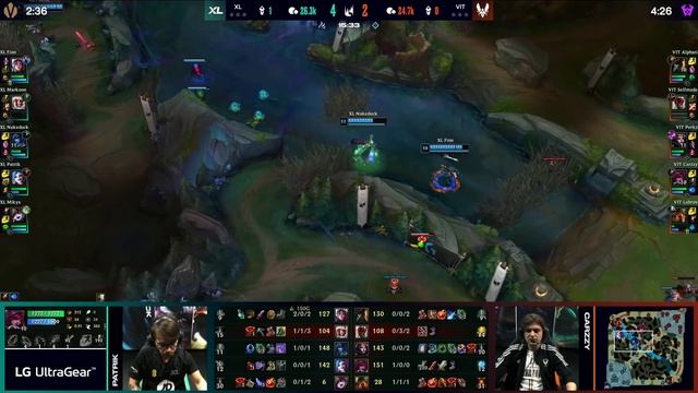 VIT vs. XL - Playoffs Round 1 | LEC Spring | Team Vitality vs. Excel | Game 1 (2022) смотреть онлайн