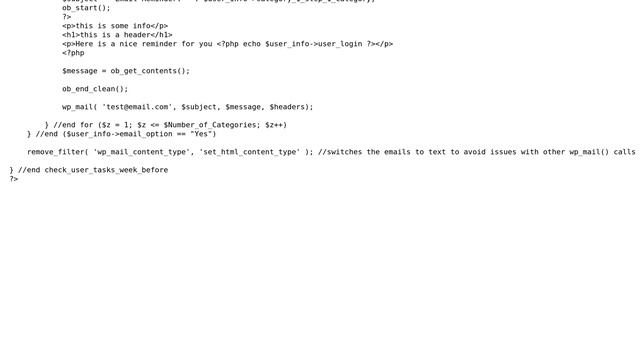 Wordpress: Sending emails to separate accounts using a for loop смотреть онлайн
