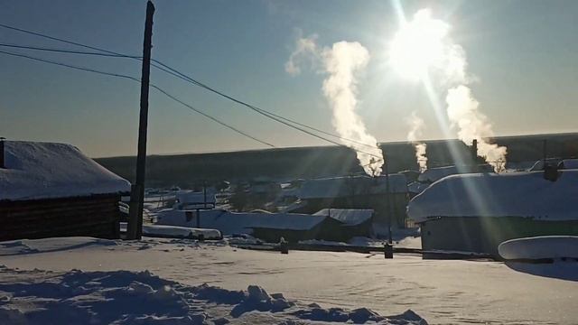 Живу в деревне. Солнечный день. Мороз не ослабевает. смотреть онлайн