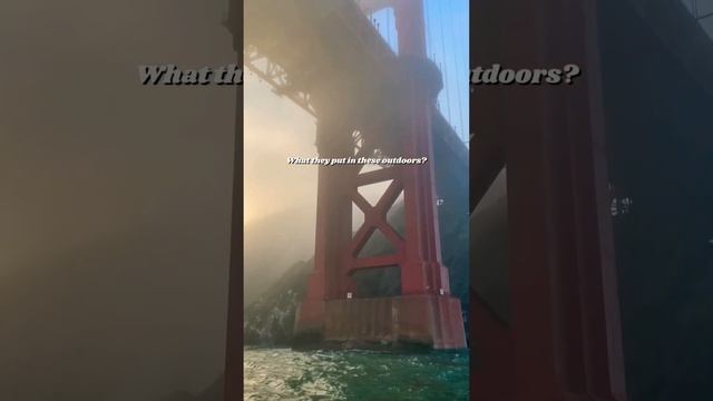 Under the Golden Gate Bridge? #goldengatebridge #california смотреть онлайн