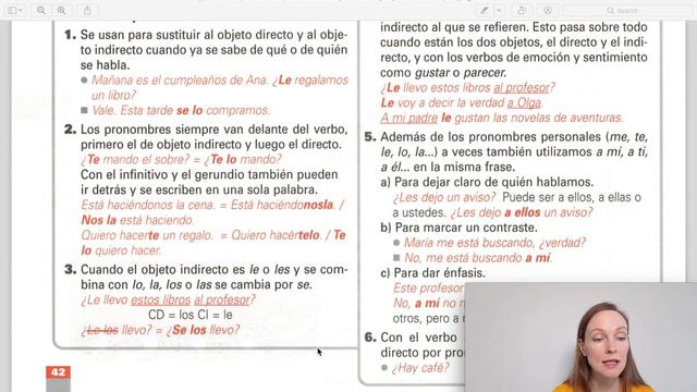 Урок 17 Местоимения прямого и косвенного дополнения. Испанский язык [Уровень А2] смотреть онлайн