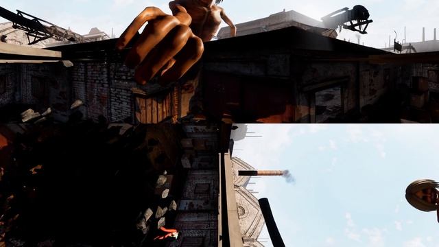 360° EATEN BY A TITAN! - Attack on Titan VR Experience смотреть онлайн