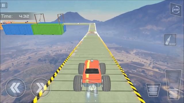 Monster Truck Freestyle Stunt Racing Game | Monster truck game | truck driving racing 3d смотреть онлайн