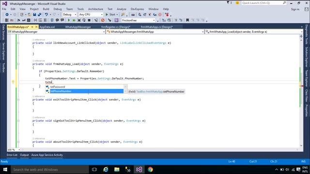 C# Application - How to make a WhatsApp Messenger Part 1 | FoxLearn смотреть онлайн