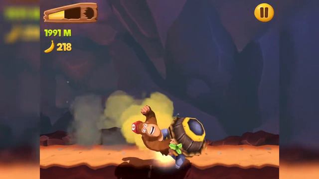 Banana Kong 2 / In one run: Jump over 5 boulders in the cave area смотреть онлайн