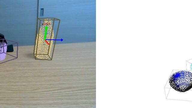 CenterSnap Realsense D405 - 6D Object Pose and Shape Estimation (ONNX) смотреть онлайн